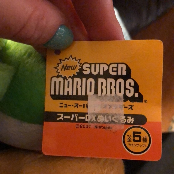 NWT Super Mario Bros. Yoshi plush - Picture 5 of 5